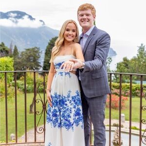 Hello Molly Blue Floral Maxi Dress